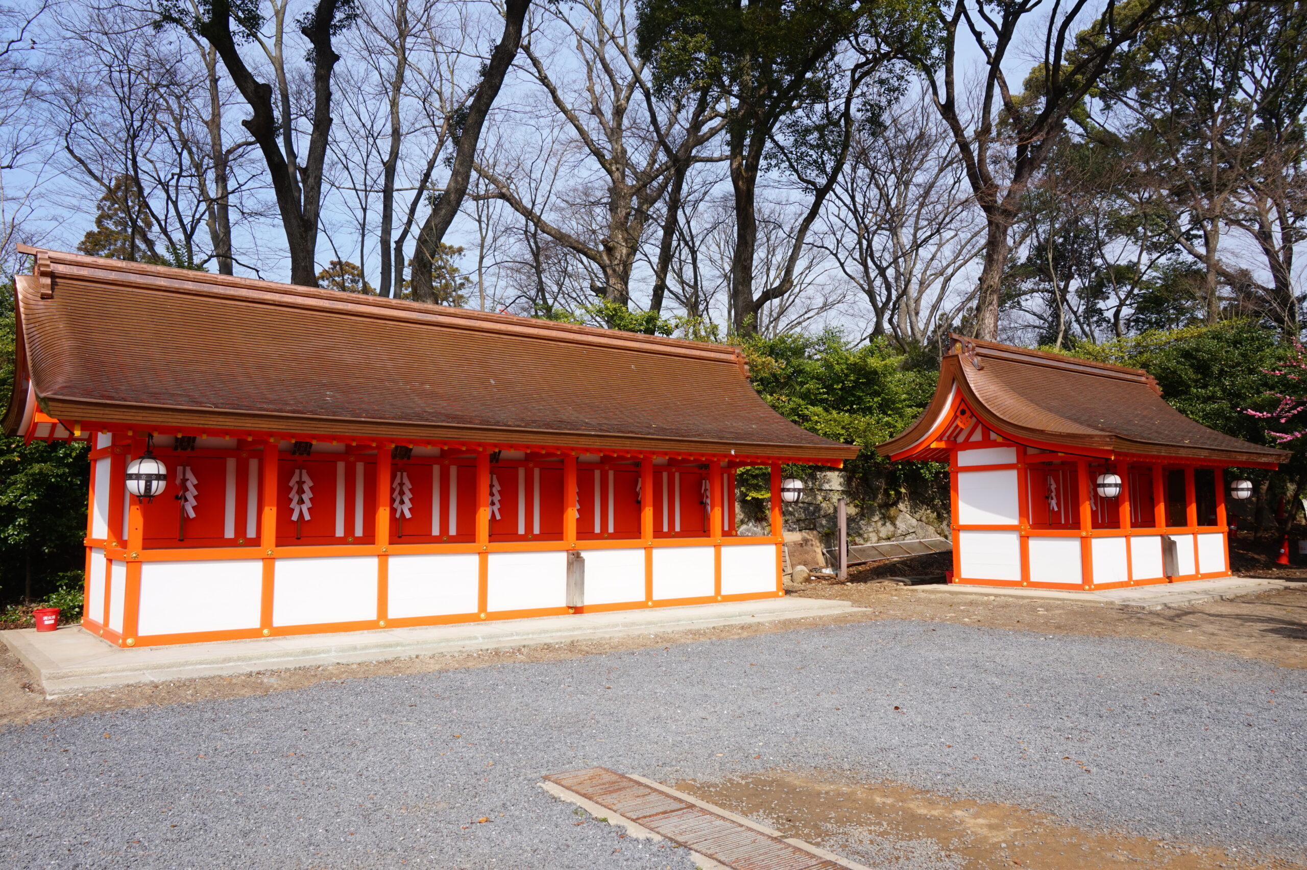 文子社・神明社・四社・七社の修繕を終え正遷座