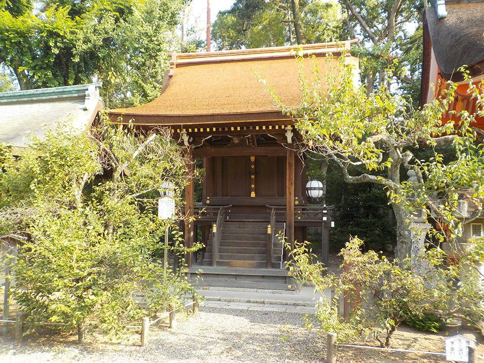 老松社御屋根檜皮葺改修工事竣工